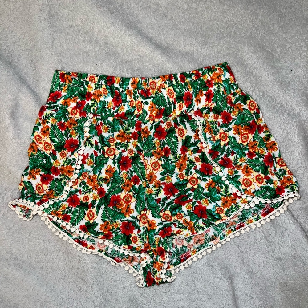 Flowy Floral Shorts